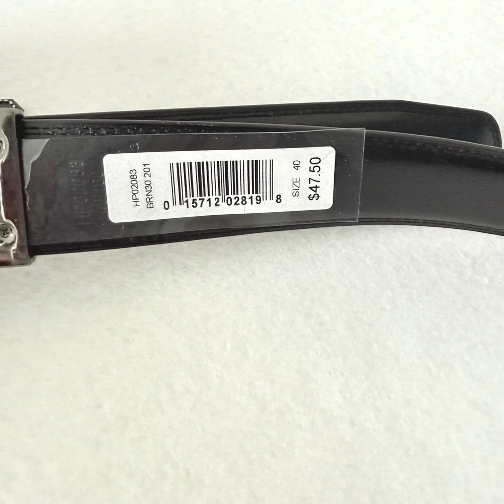 Perry Ellis Portfolio Reversible Leather Belt‎ Size 40 Brown Black NWT